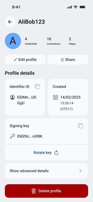 Veridian Wallet Screenshot 10 of 10