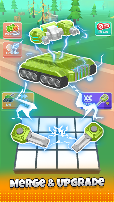 Idle Merge: Tank Battle Screenshot