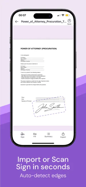 Sign documents: SwiftSign screenshot 3