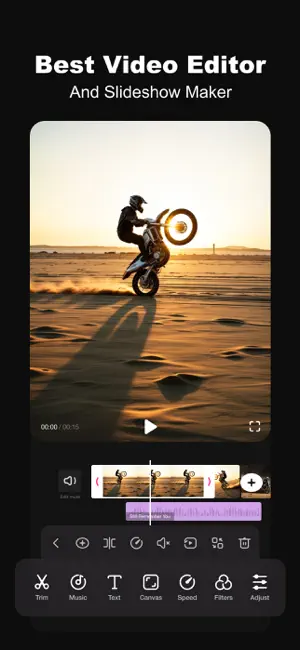 TrimCut - Video Editor iPhone screenshot 1