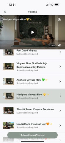 the studiOm yoga screenshot