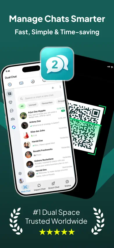 Web Messenger - Dual Chat screenshot 1