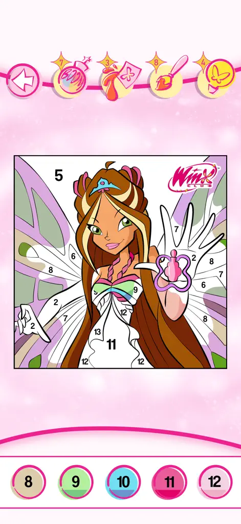Winx Club: Color by number - Games App | MWM