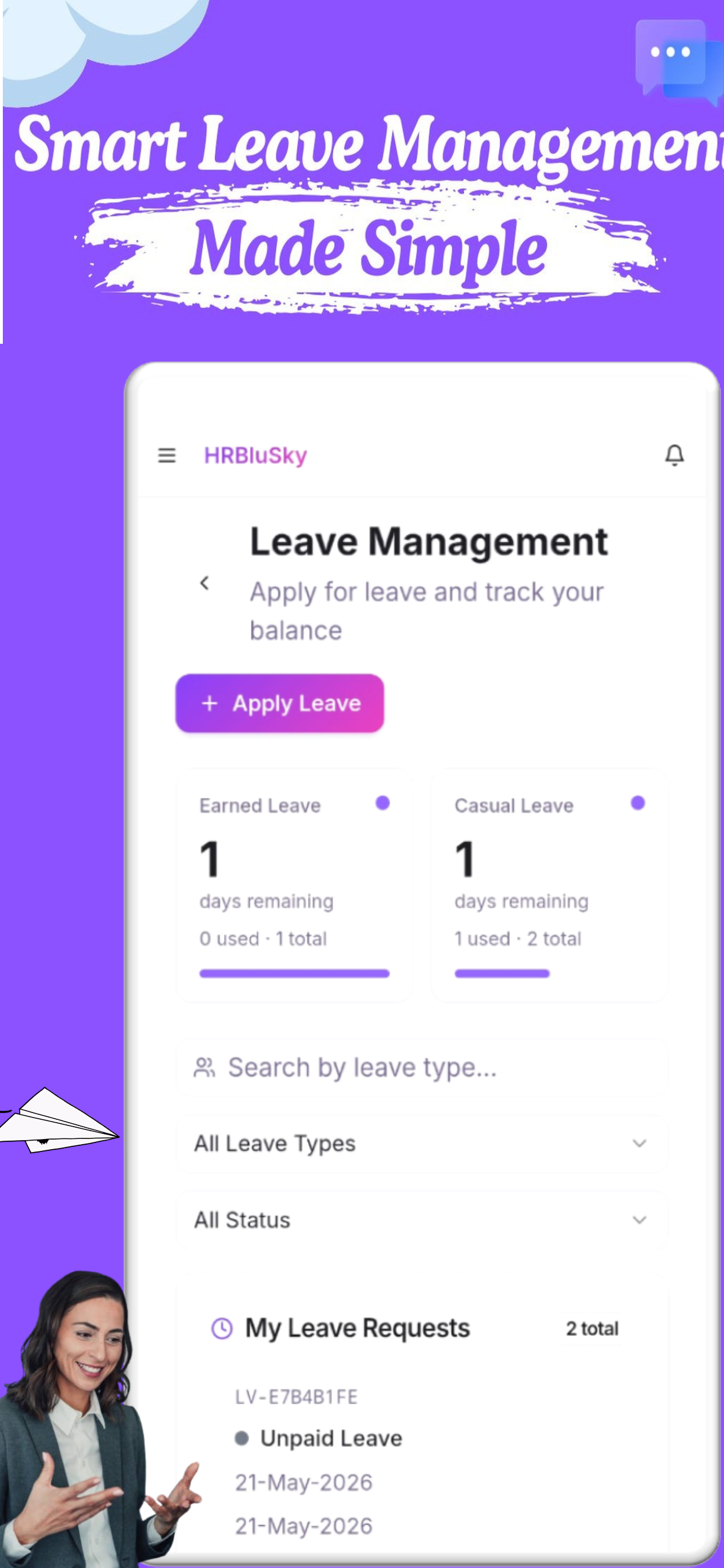 BluAI HRM screenshot 3