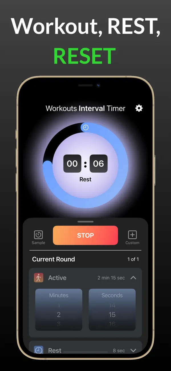 Screenshot #3 pour Workouts Tabata Interval Timer