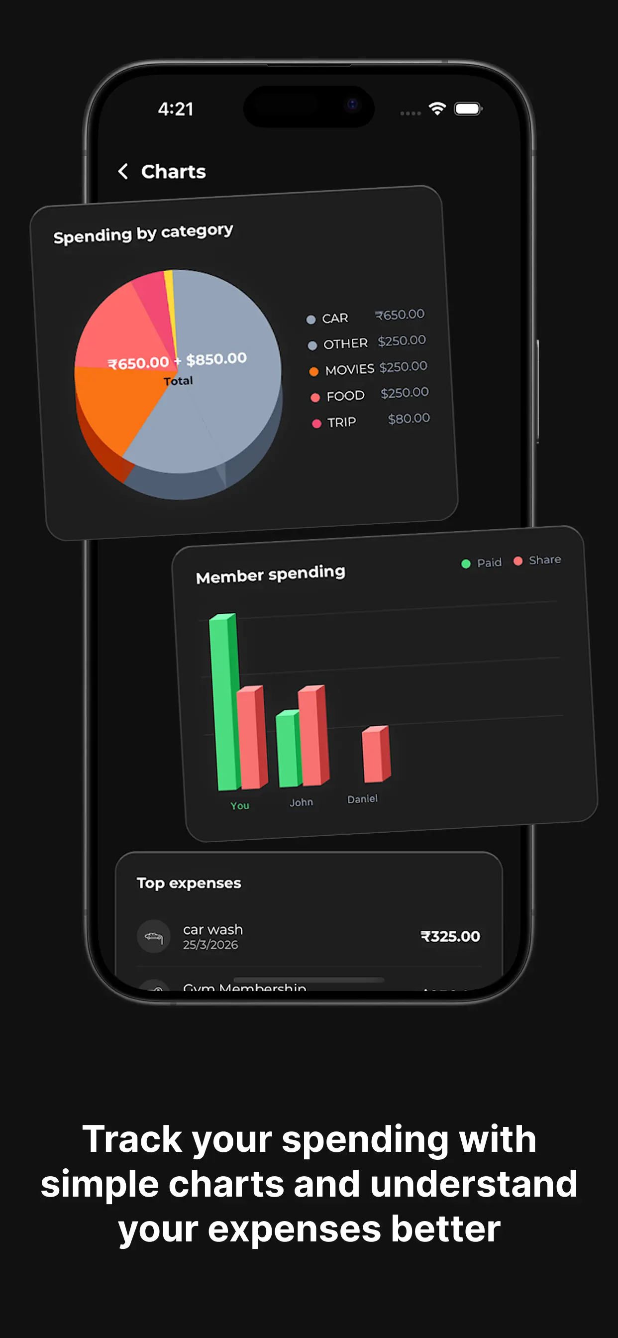 #7. SplitPlease: Split Bills (iOS) Podle: Identiq Infotech