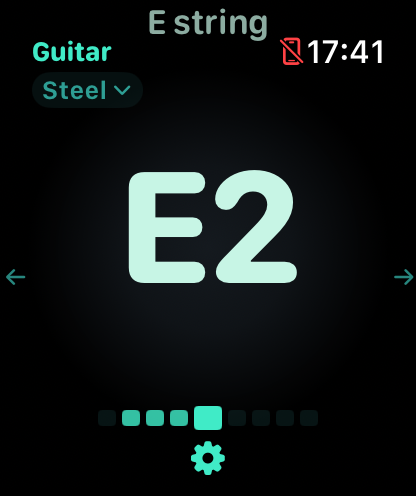 WatchTune - Instrument Tuner screenshot 2