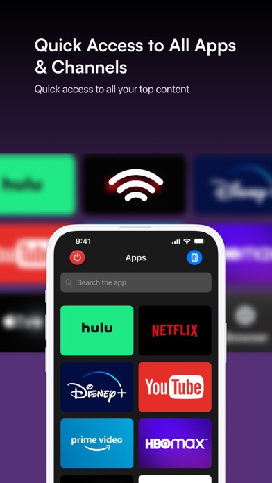 Universal TV Remote App. Screenshot
