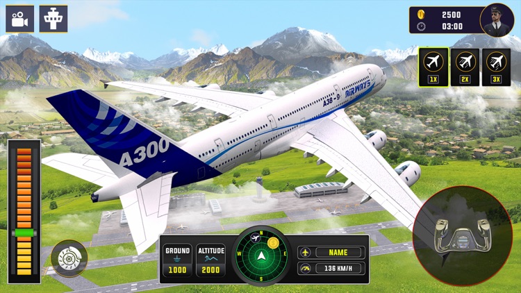 City Airplane Simulator Games