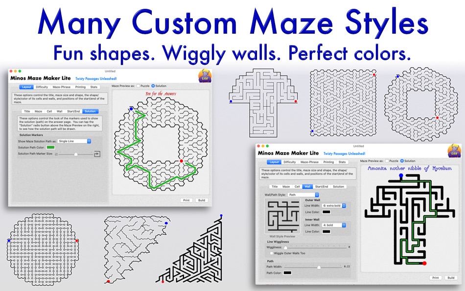 #2. Minos Maze Maker Lite (macOS) Podle: Eduard Schwan
