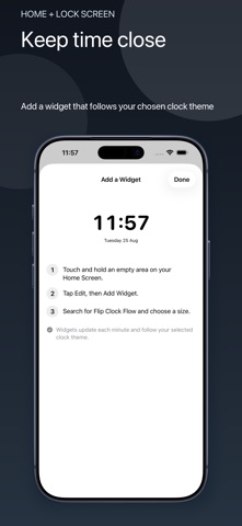 Flip Clock Flow screenshot