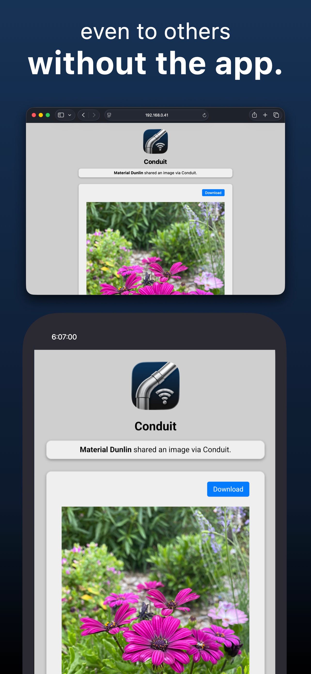 Conduit: File Transfer screenshot 3