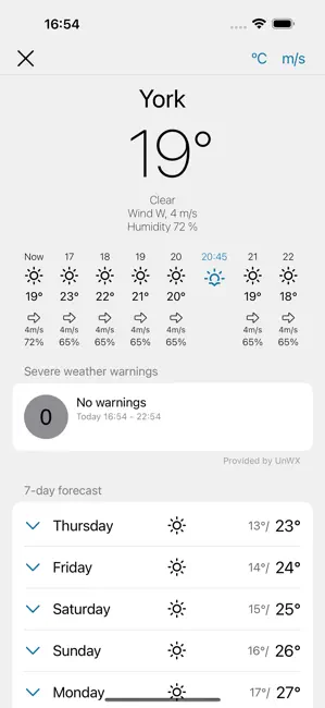Rain Alarm iPhone screenshot 4