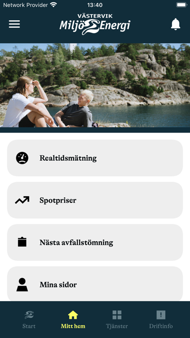 Västervik Miljö & Energi Screenshot