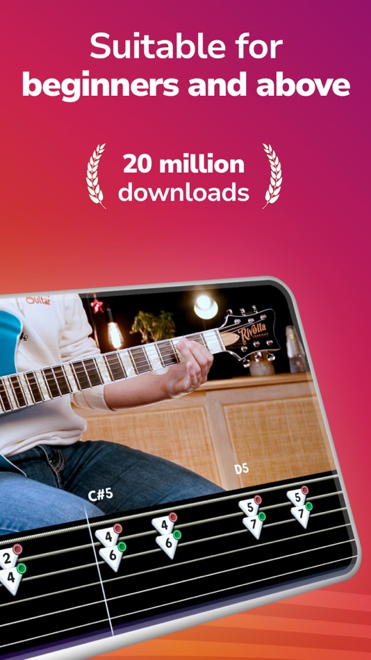 #2. Guitar : Play & Learn Chords (iOS) 由: Manomaya SA