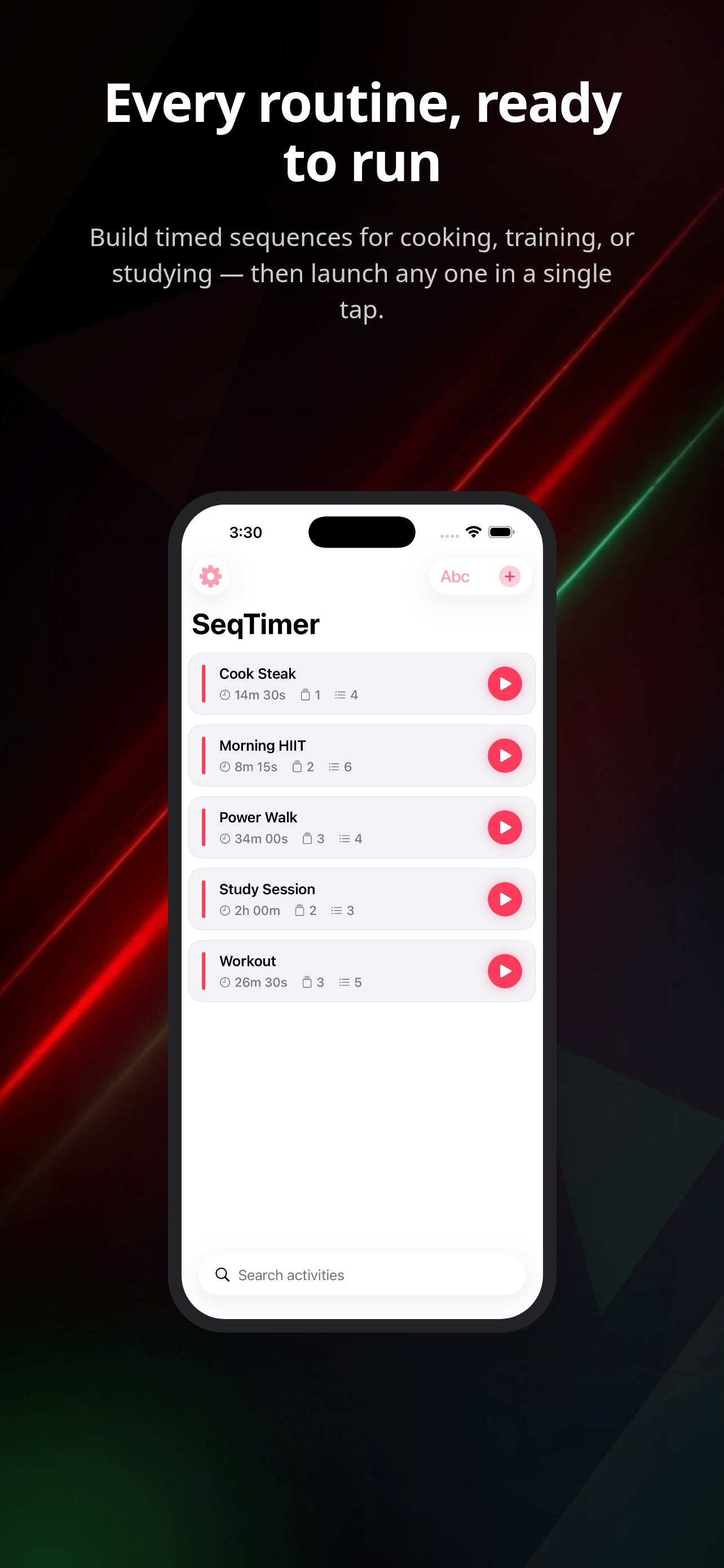 SeqTimer screenshot 4