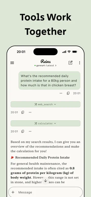 Reins: for Ollama & LM Studio screenshot 4 of 10