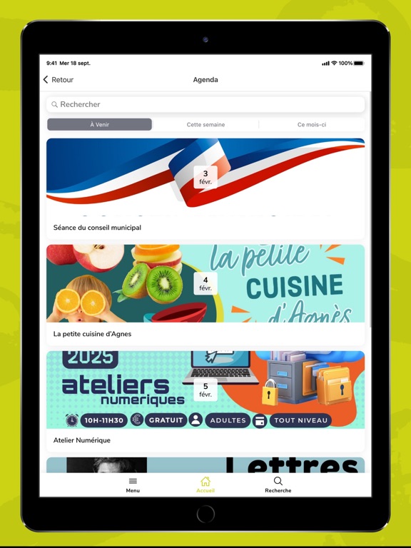Mon Appli VLG app screenshot 2