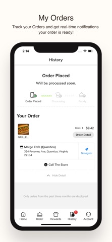 Merge Cafe VA iPhone screenshot