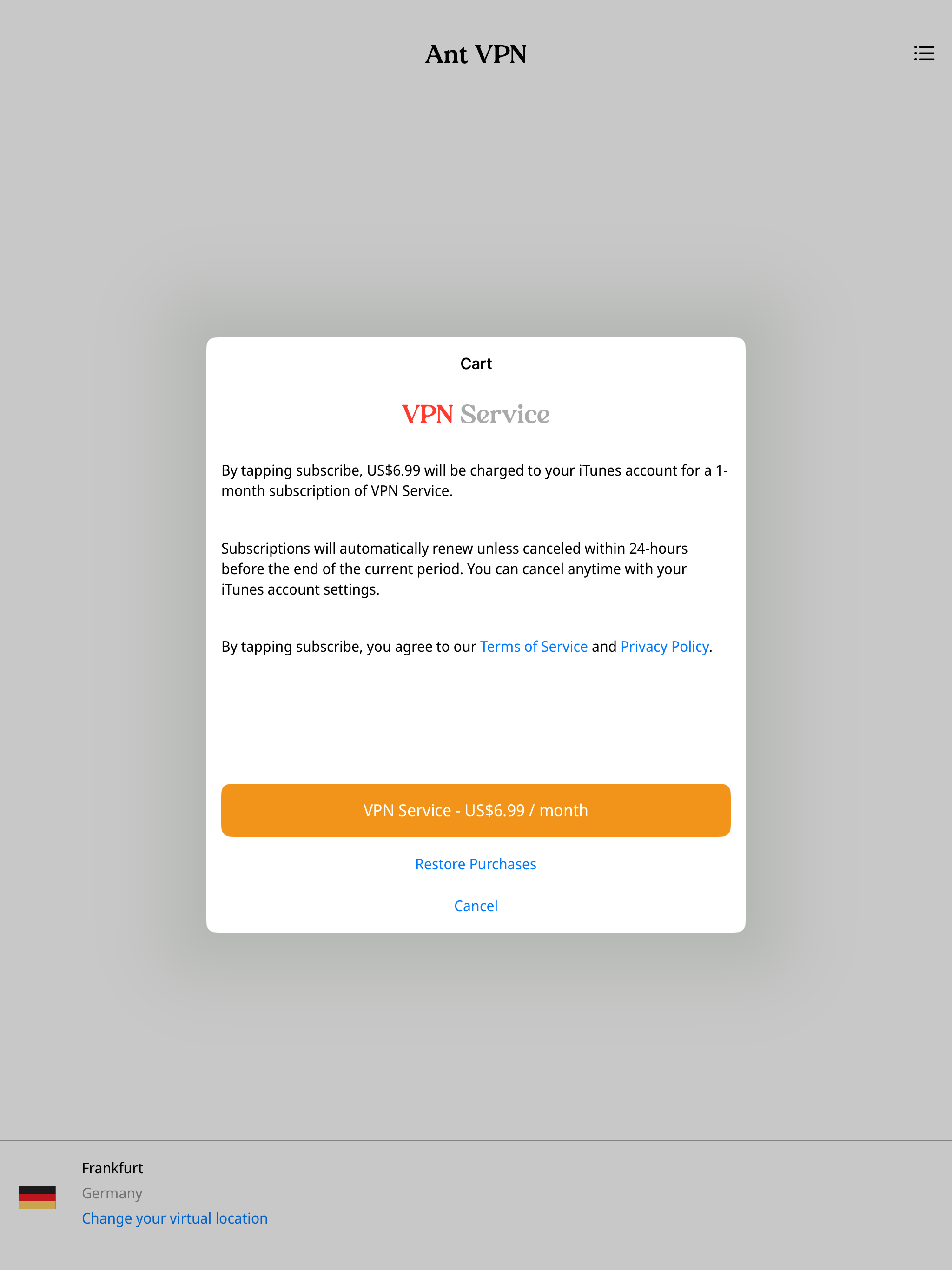 Ant VPN screenshot 6