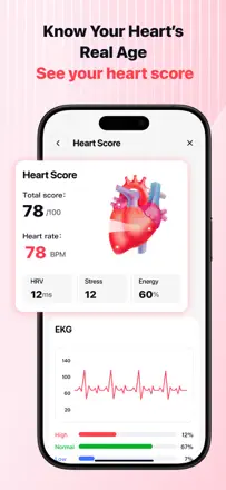 HeartSnap:Health Tracker : capture d’écran 2 sur 5