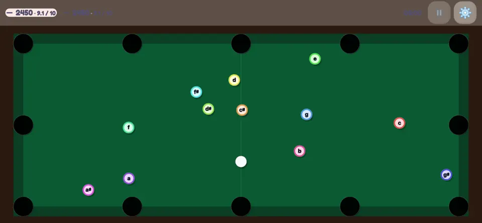 Capture d'écran de Billard Musical sur iPhone 3