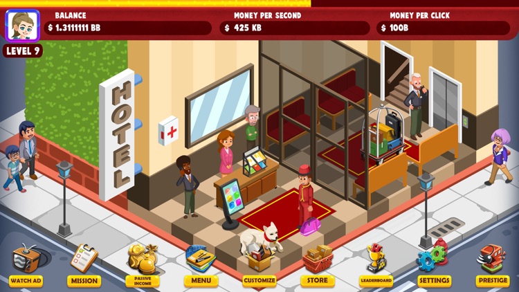 Hotel Tycoon Empire: Idle Game screenshot-4