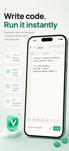 Learn Vue.js & JavaScript iPhone screenshot