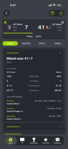 NC State Football App app screenshot 3