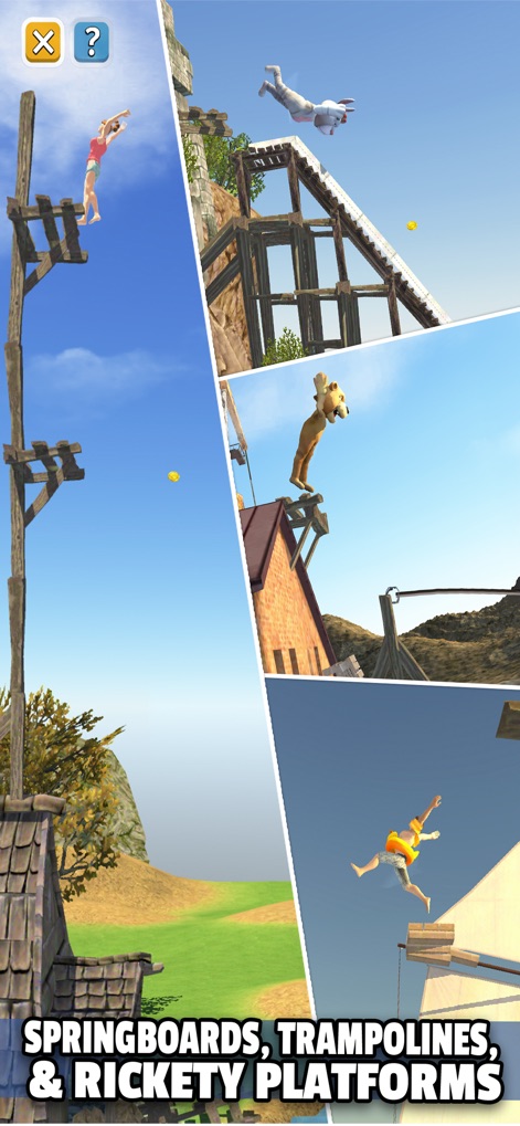 Flip Diving - Extreme Jumping Platforms