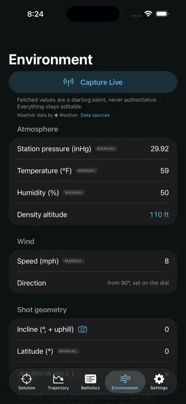 AimCalc - Ballistic Calculator screenshot 3 of 8