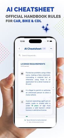 Florida DMV Permit Test Prep Screenshot 3 of 10