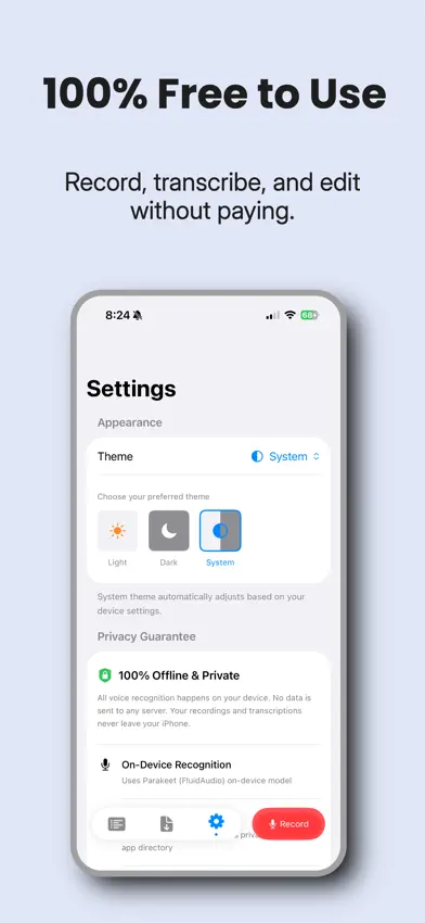 OffNote: Offline Voice Notes screenshot 4