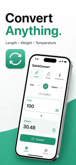 QuickConvert • Unit Converter screenshot 1