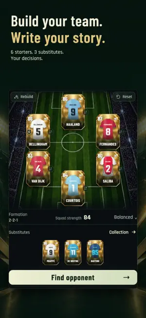 DuelForm: Football Cards screenshot 1