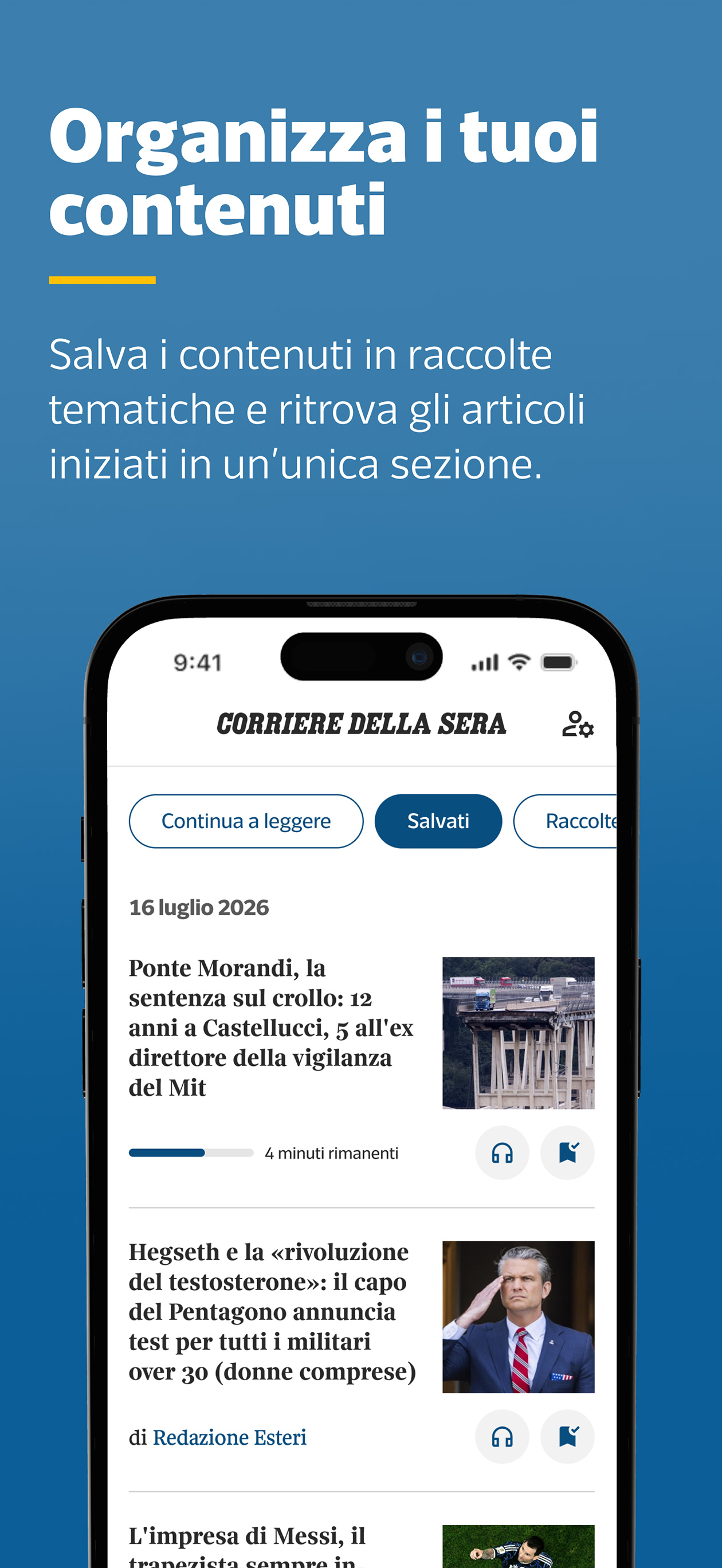 Corriere della Sera - Online screenshot 7