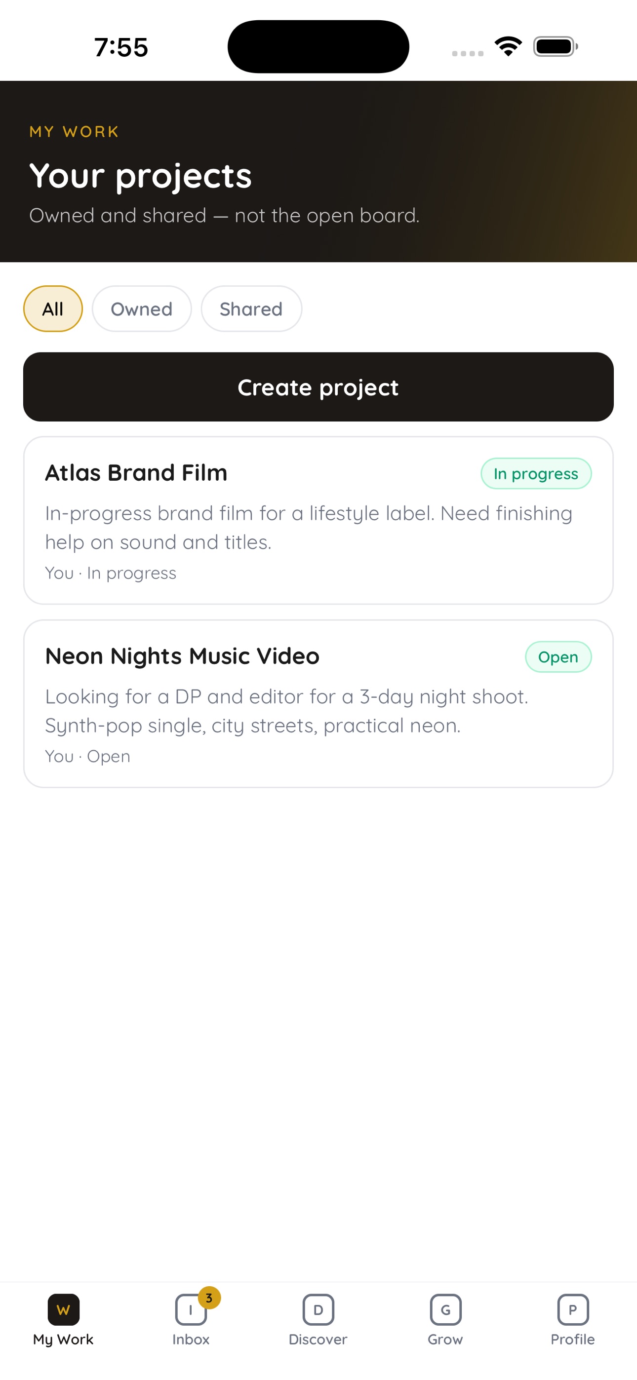 Screenshot 1 of Korus: Connect. Create. Collab