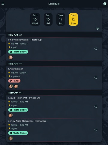 Con-Track iPad screenshot