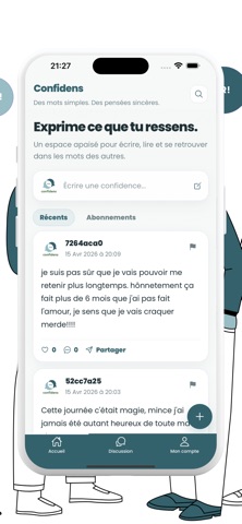 Confidens - Partagez librement screenshot