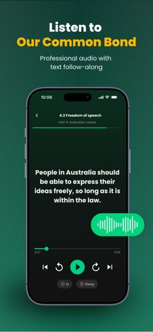 Aussie Citizenship Test 2026 iPhone screenshot