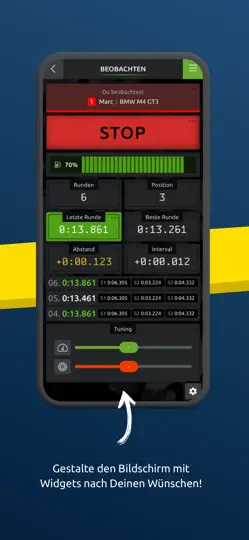 Screenshot von SmartRace Connect auf dem iPhone 3