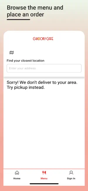 Chicory Cafe screenshot 2