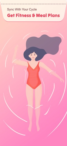 CycleFit: PCOS Period Tracker iPhone screenshot