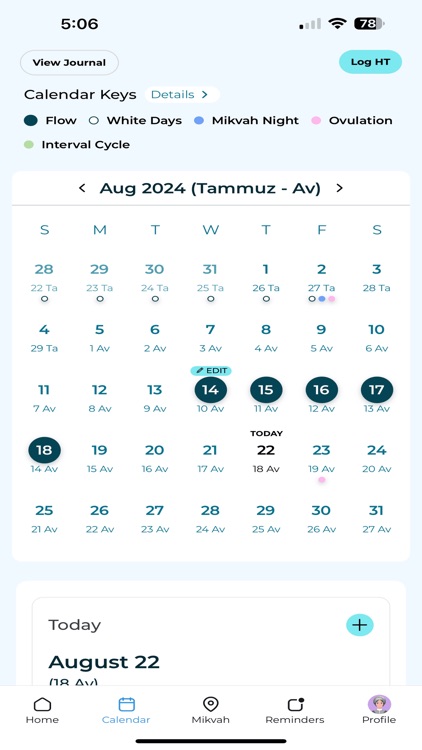Mikvah Tracker screenshot-3