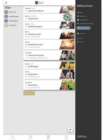 Nannhausen iPad screenshot