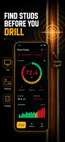 Stud Finder Wood Wall Detector Screenshot 1 of 5