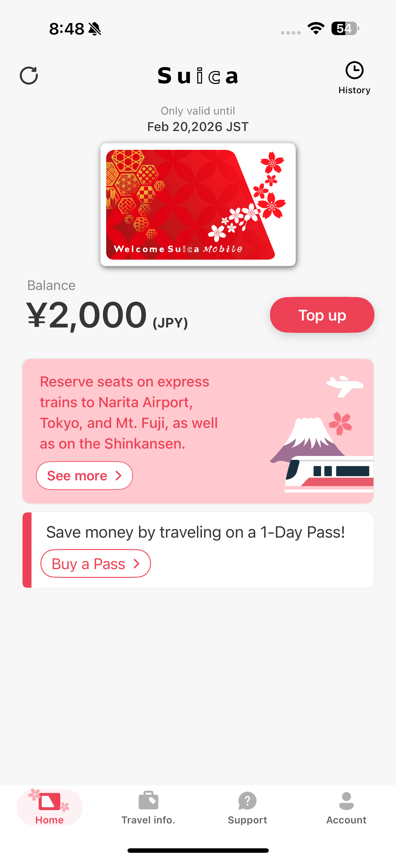 Welcome Suica Mobile