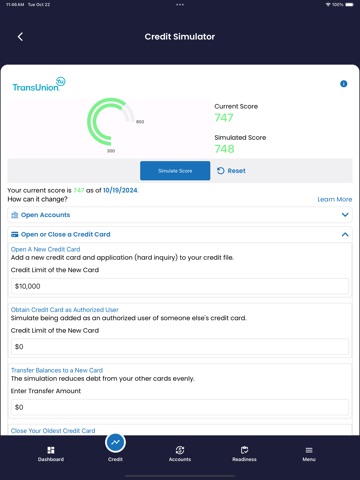 App screenshot