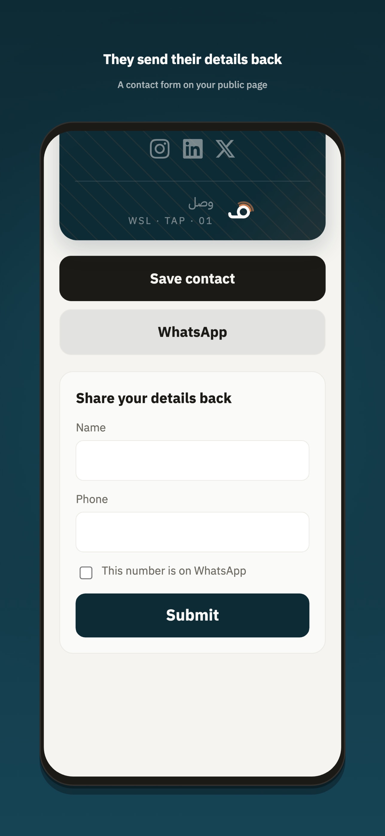 Screenshot 4 of Wasl - Digital Business Card