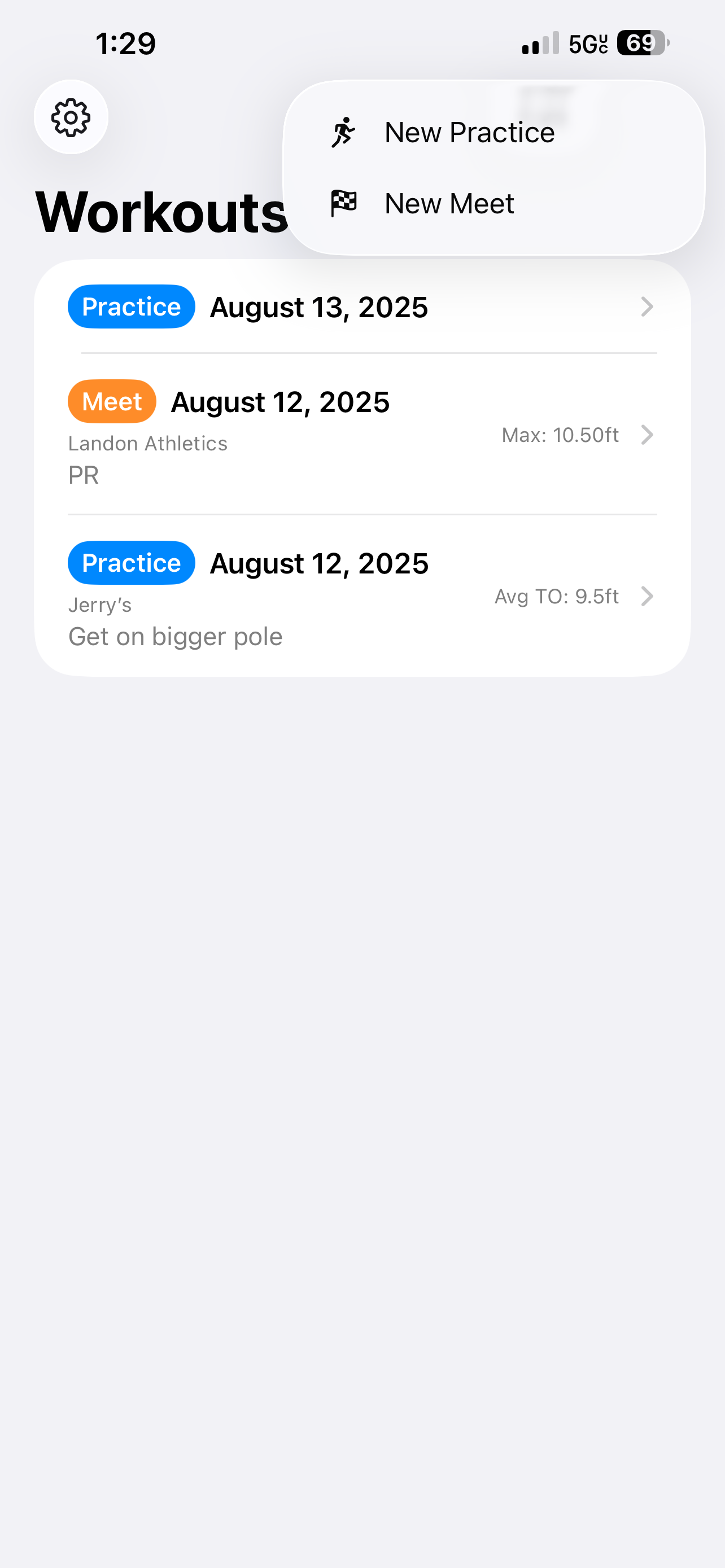 Pole Vault Journal